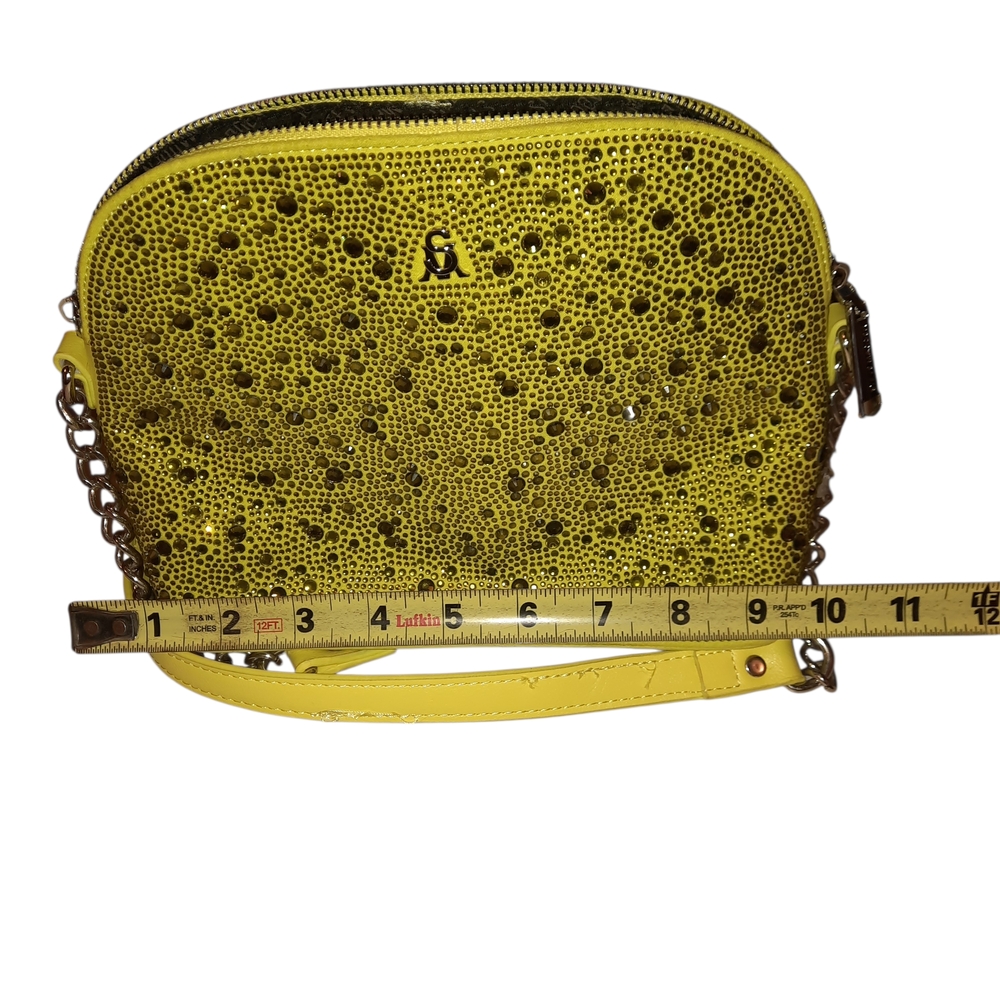Steve Madden Yellow Crystal Crossbody Bag neon - Picture 2 of 14